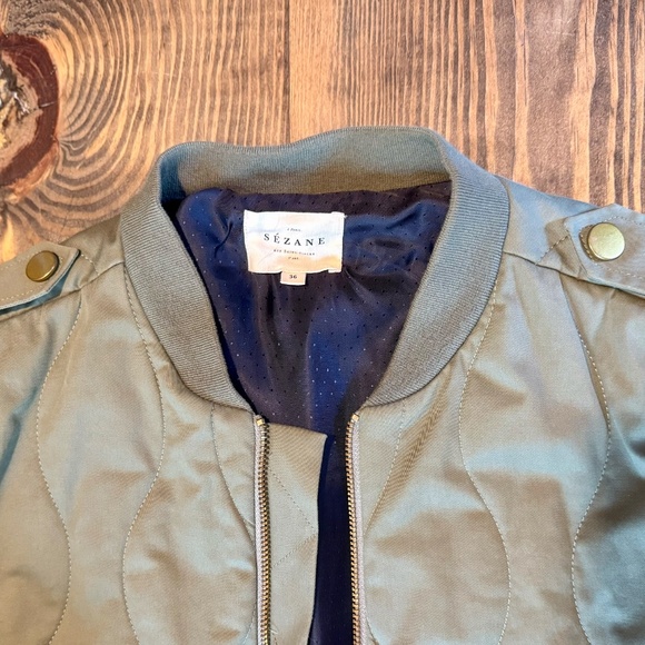 Sezane VESTE ANTIGONE - green - Picture 5 of 5